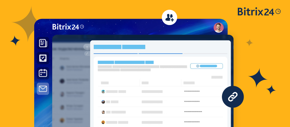 Gestiona y controla el correo corporativo desde un solo lugar con Bitrix24. Más visibilidad, menos riesgos y mejor eficiencia operativa.