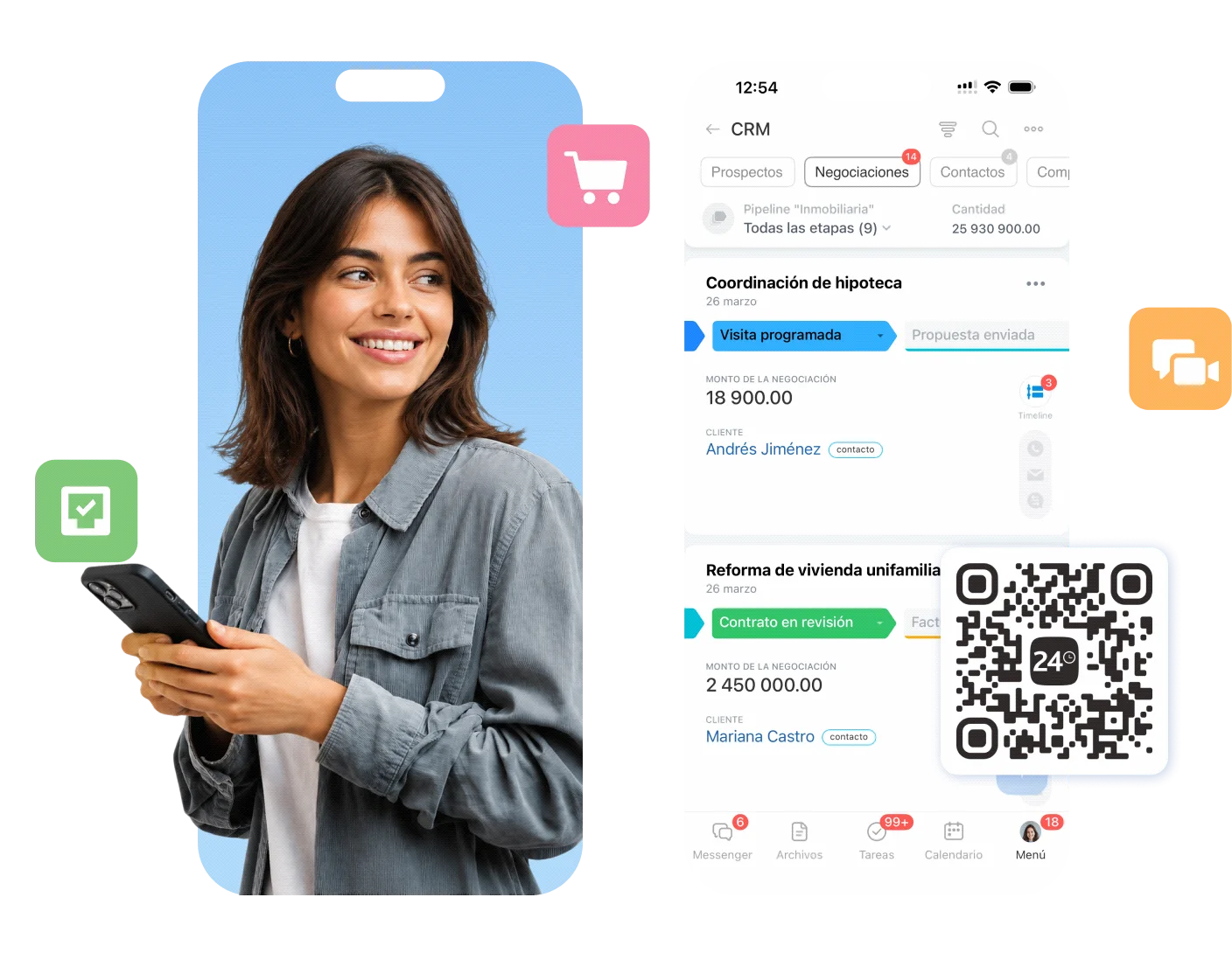 Aplicación móvil de Bitrix24