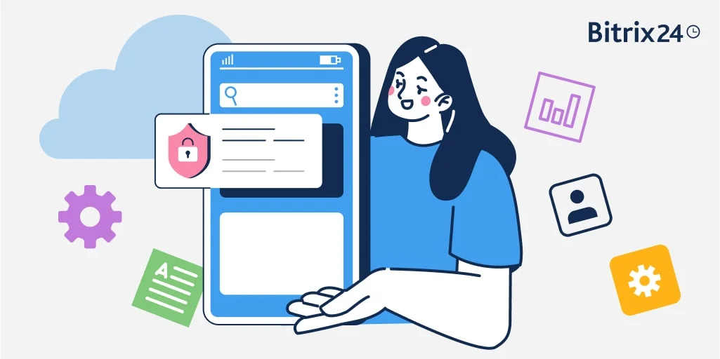 Seguridad móvil de Bitrix24: protege tus datos con facilidad