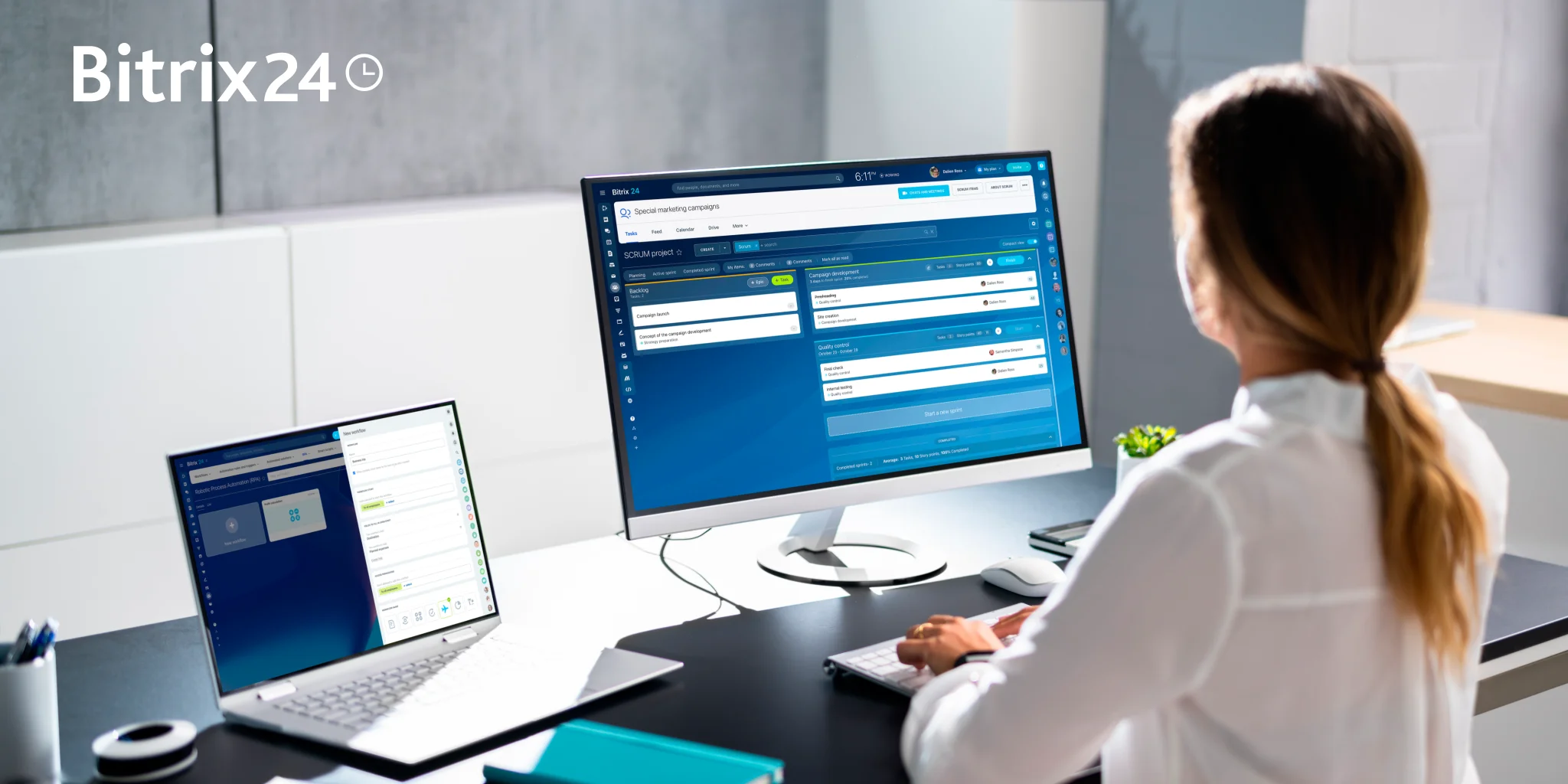 Bitrix24 Scrum: automatización y disparadores