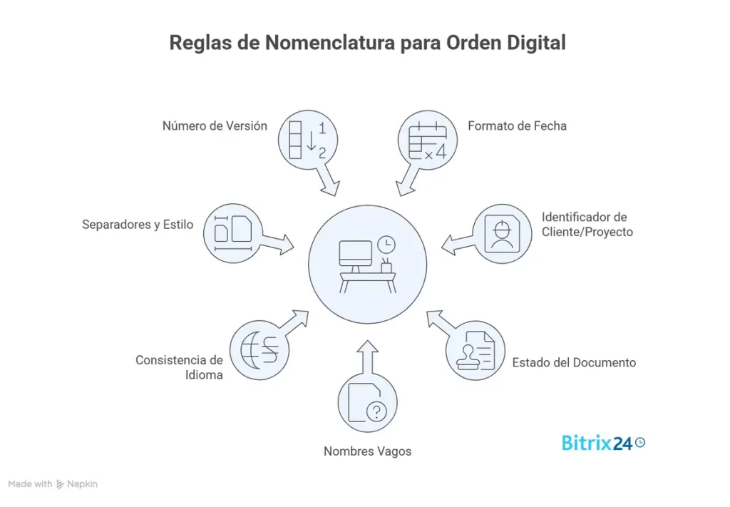 Reglas de nomenclatura: 7 buenas prácticas para mantener orden y ahorrar horas